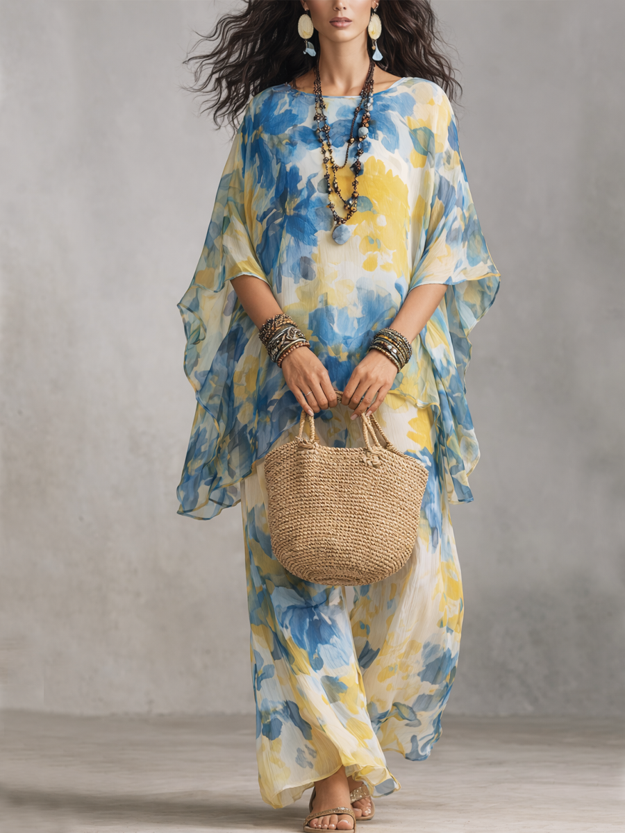 Chelsea Monroe ™ | Elegant Watercolor Floral Tulle Set
