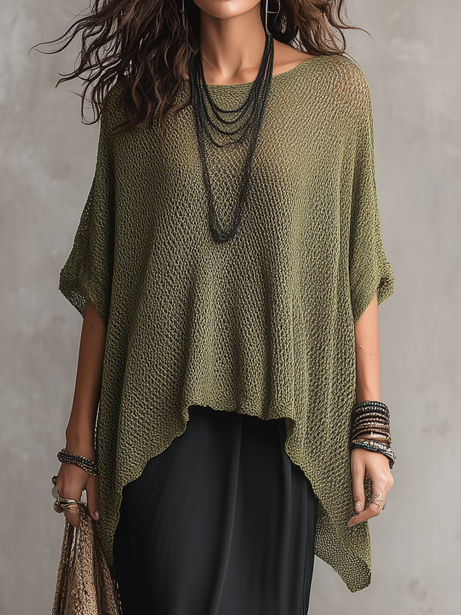 Chelsea Monroe ™ | Relaxed Textured Asymmetric Knit Set