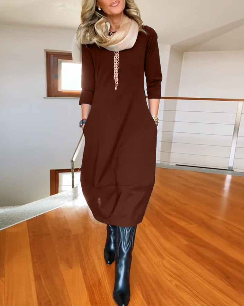 Anora | Long Sleeve Maxi Dress