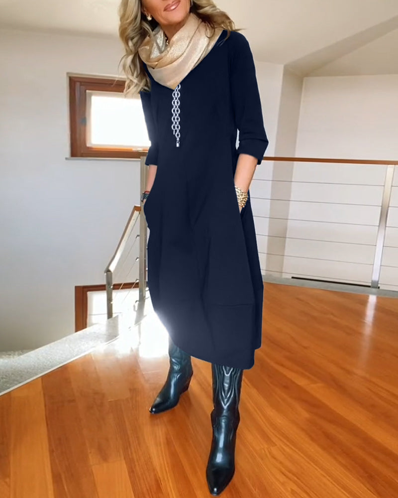 Anora | Long Sleeve Maxi Dress