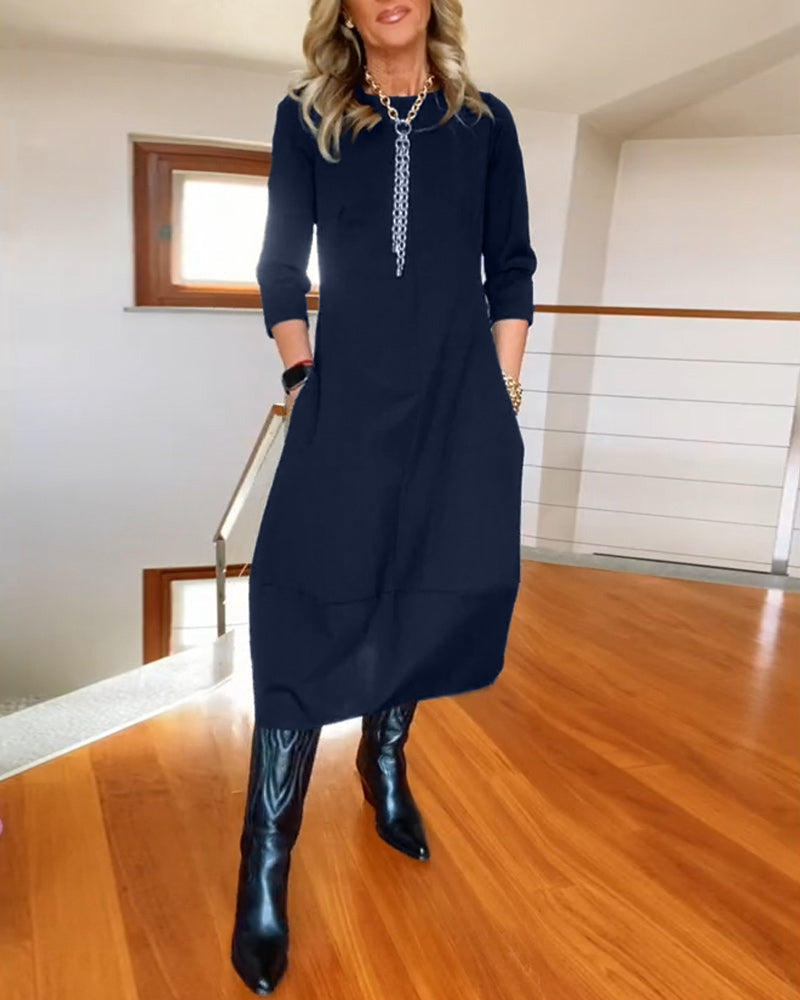 Anora | Long Sleeve Maxi Dress