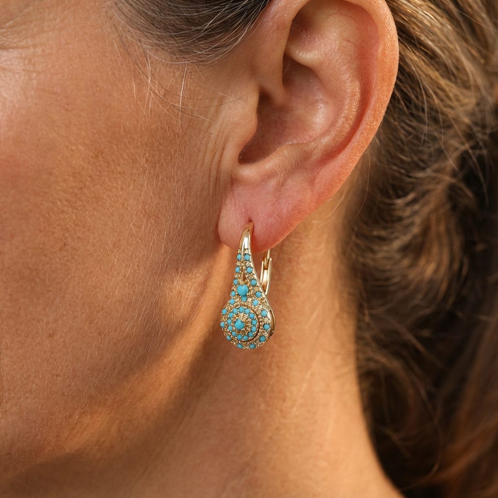 FIORA | ELEGANT PEARL BLOOM EARRINGS