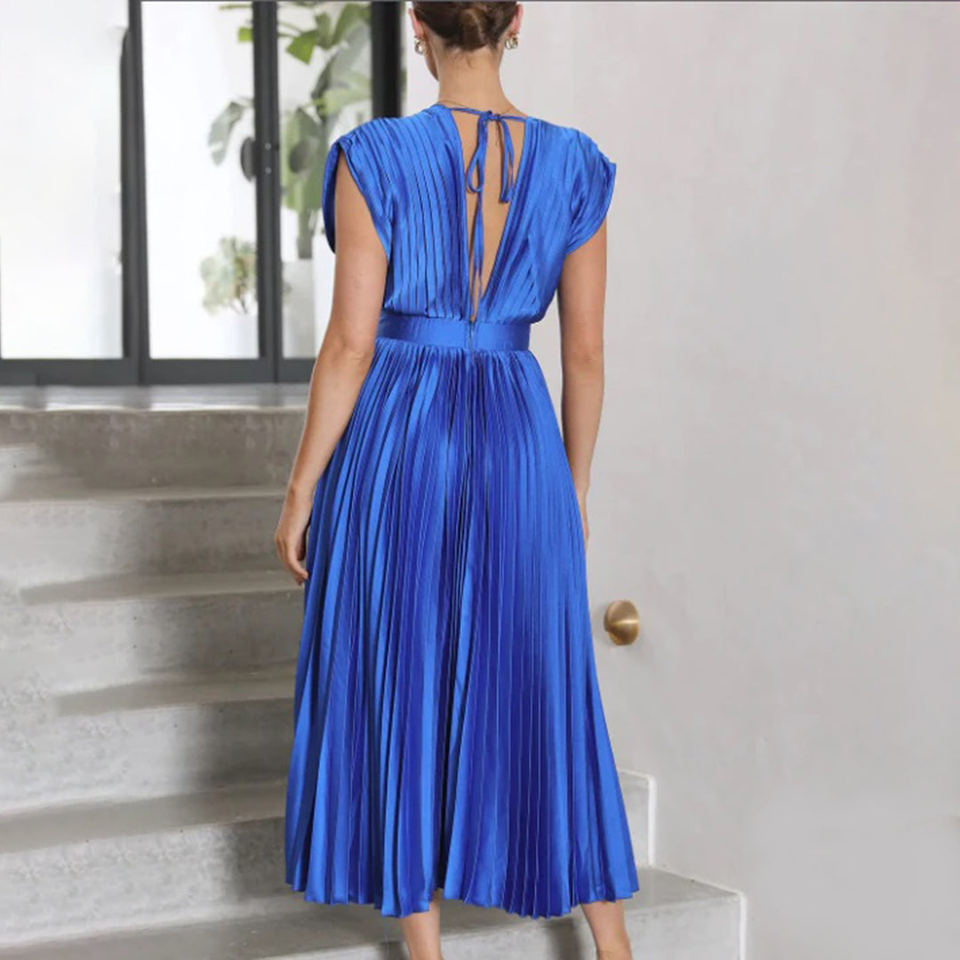 Alexis | Pleated Evening Dress