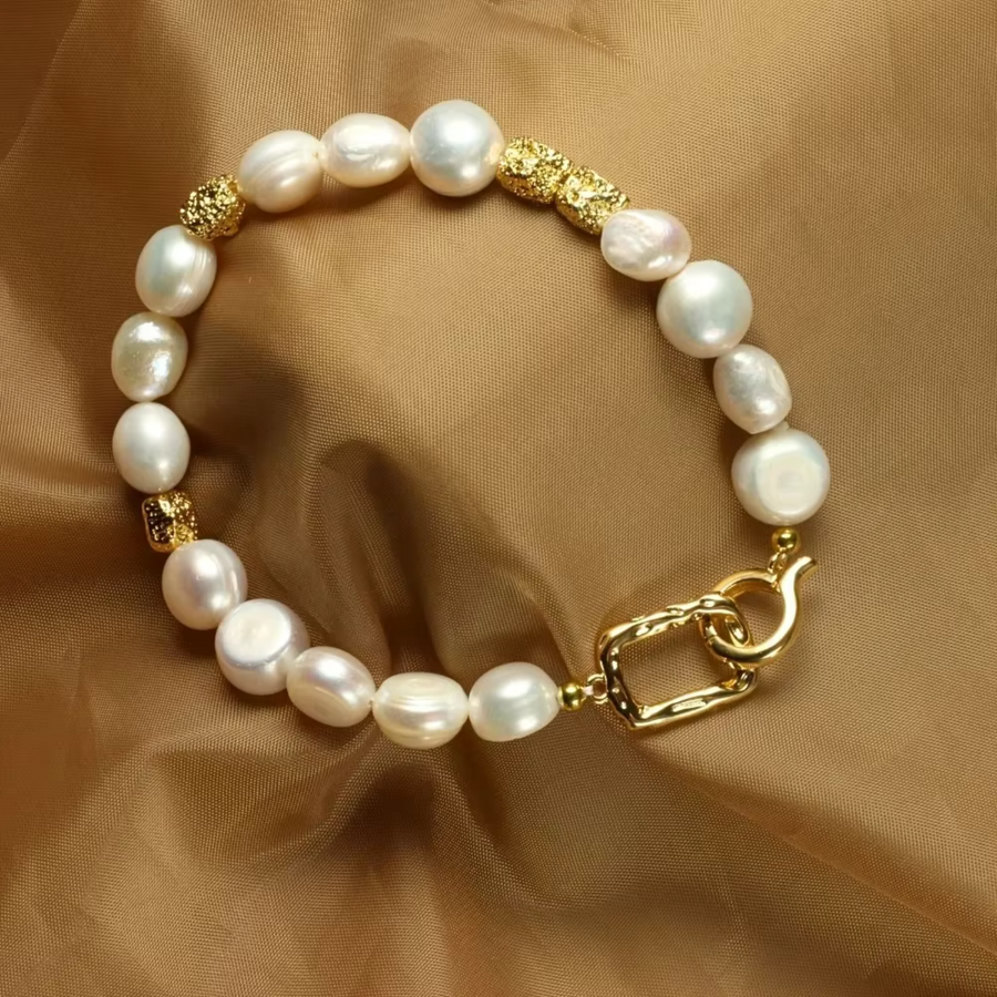 ISADORA | ELEGANT BAROQUE PEARLS BRACELET