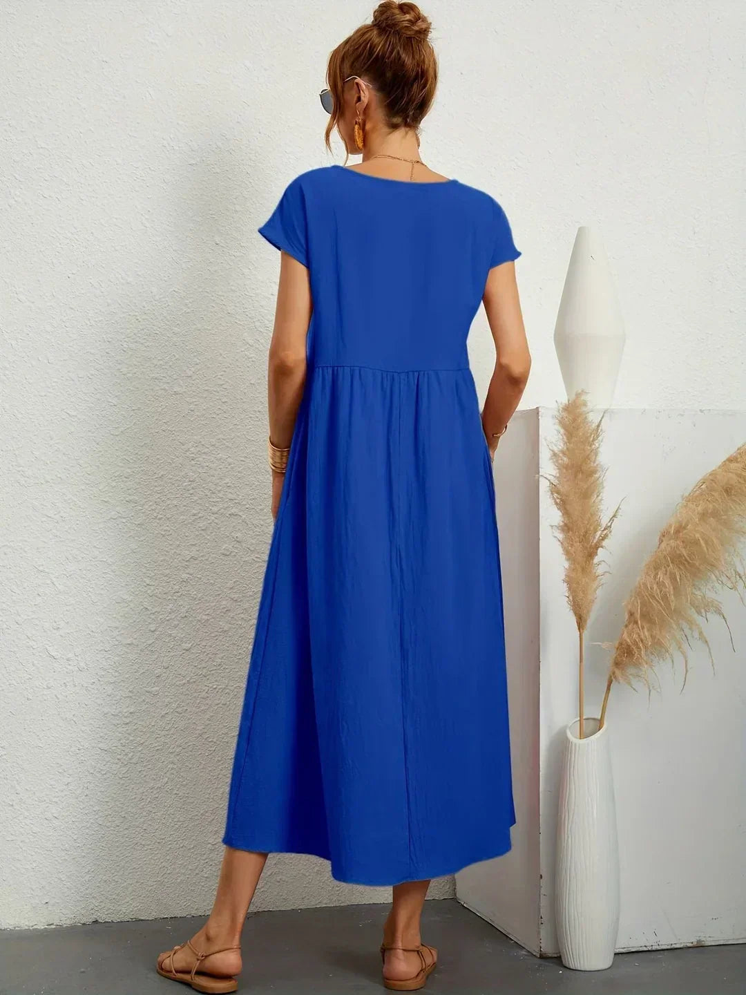 Gabrielle — Elegant Timeless Flowing Midi Dress