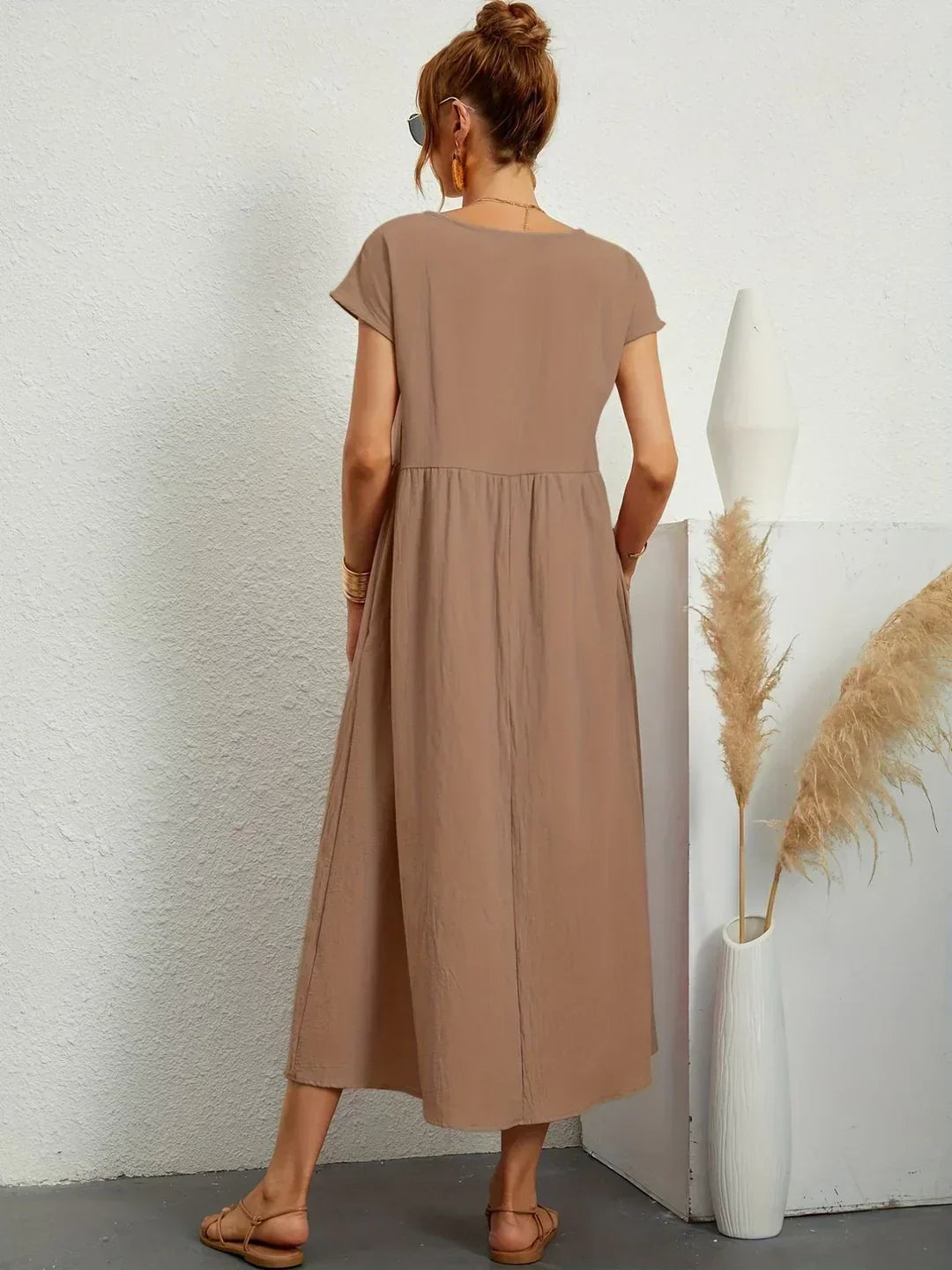 Gabrielle — Elegant Timeless Flowing Midi Dress