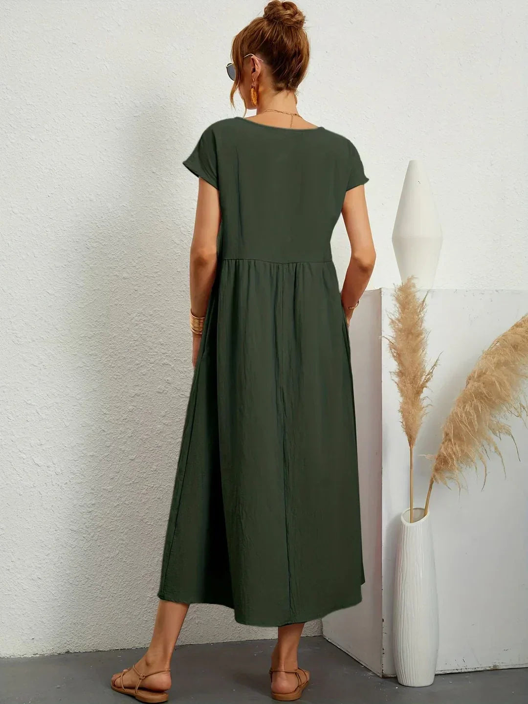 Gabrielle — Elegant Timeless Flowing Midi Dress