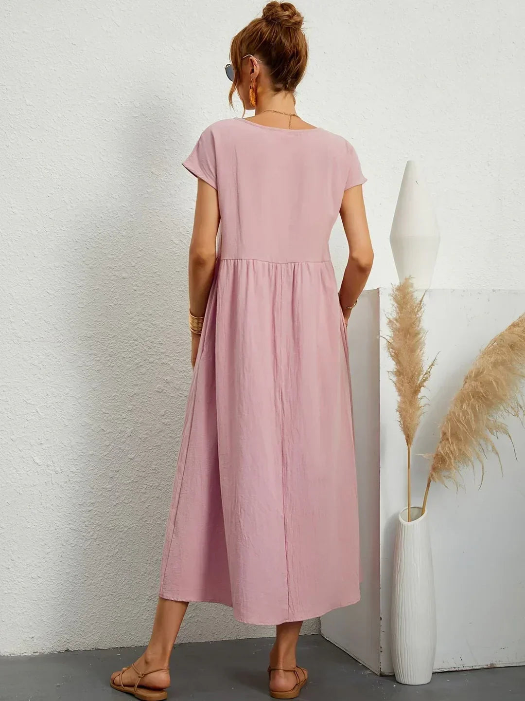 Gabrielle — Elegant Timeless Flowing Midi Dress