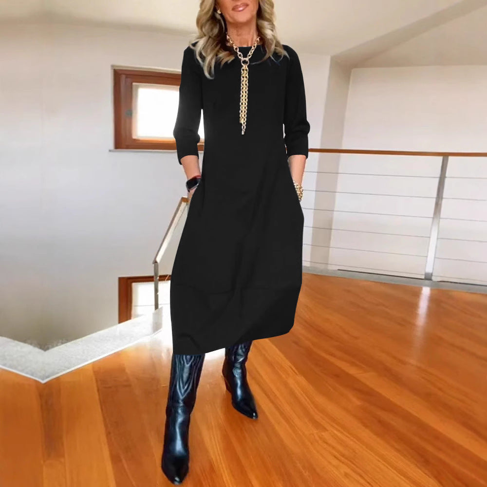 Anora | Long Sleeve Maxi Dress