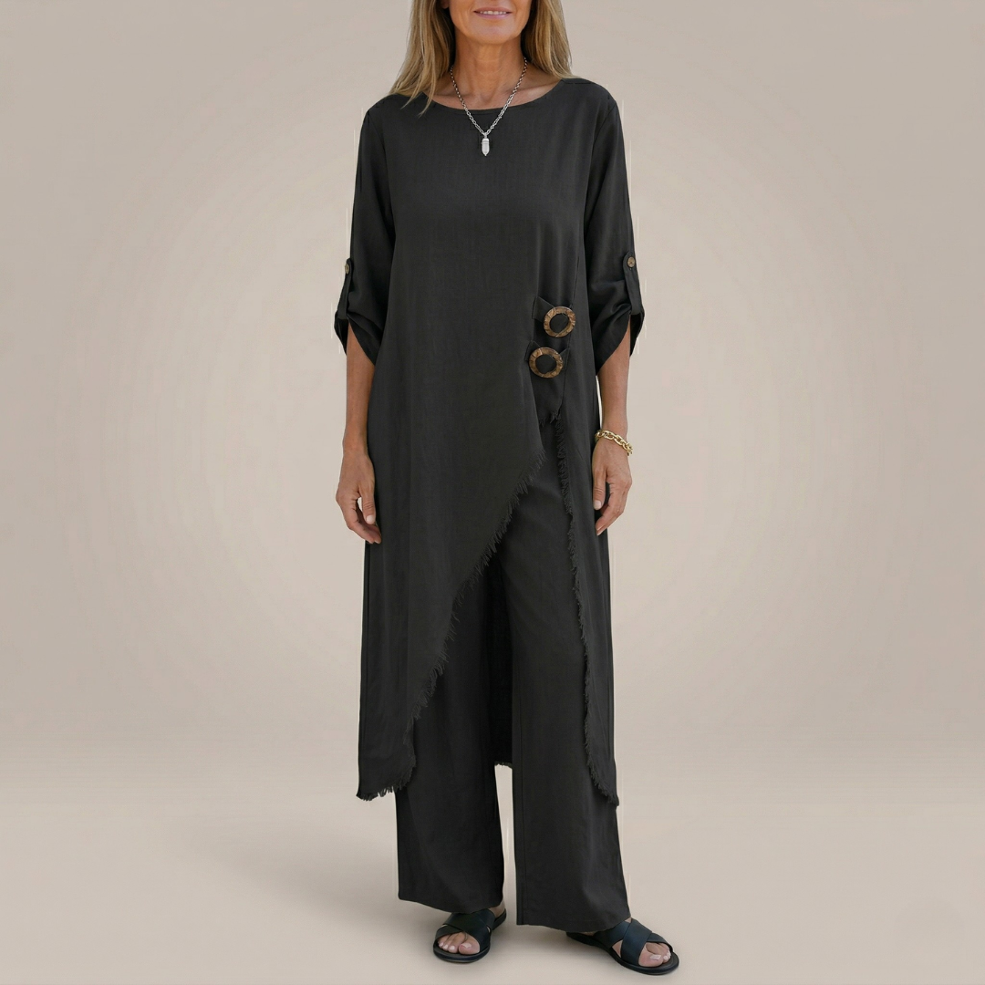 Isabelle | Relaxed Linen Blend Set