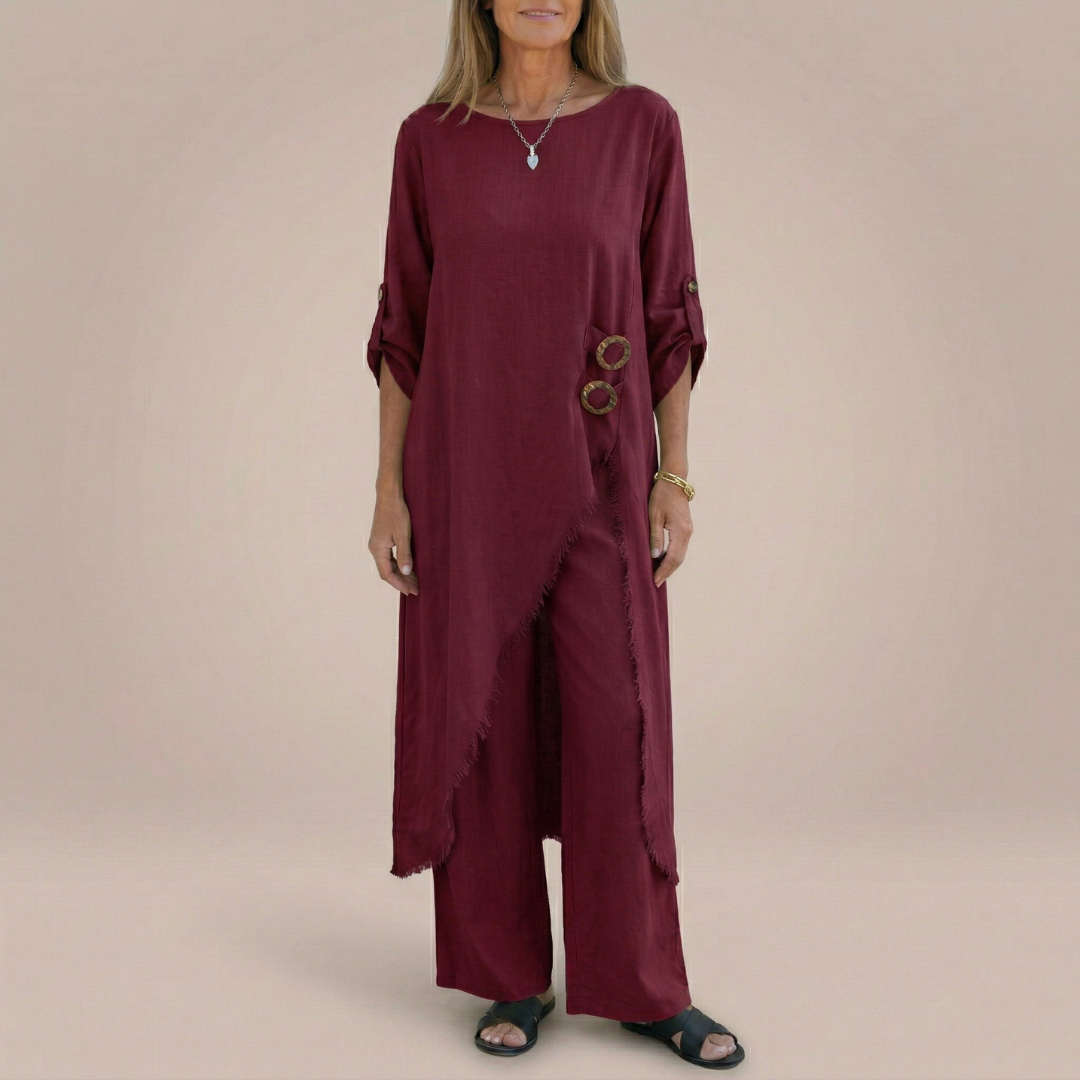 Isabelle | Relaxed Linen Blend Set
