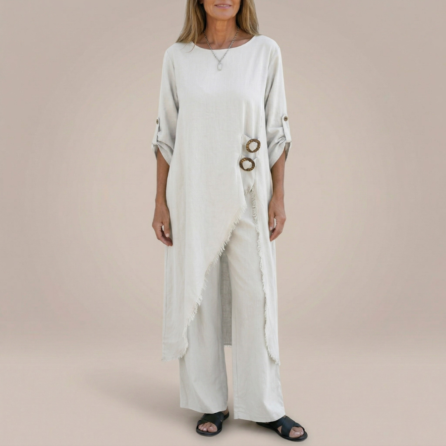 Isabelle | Relaxed Linen Blend Set