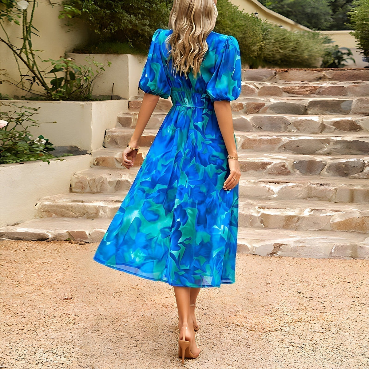 Annelie | Floral Midi Dress
