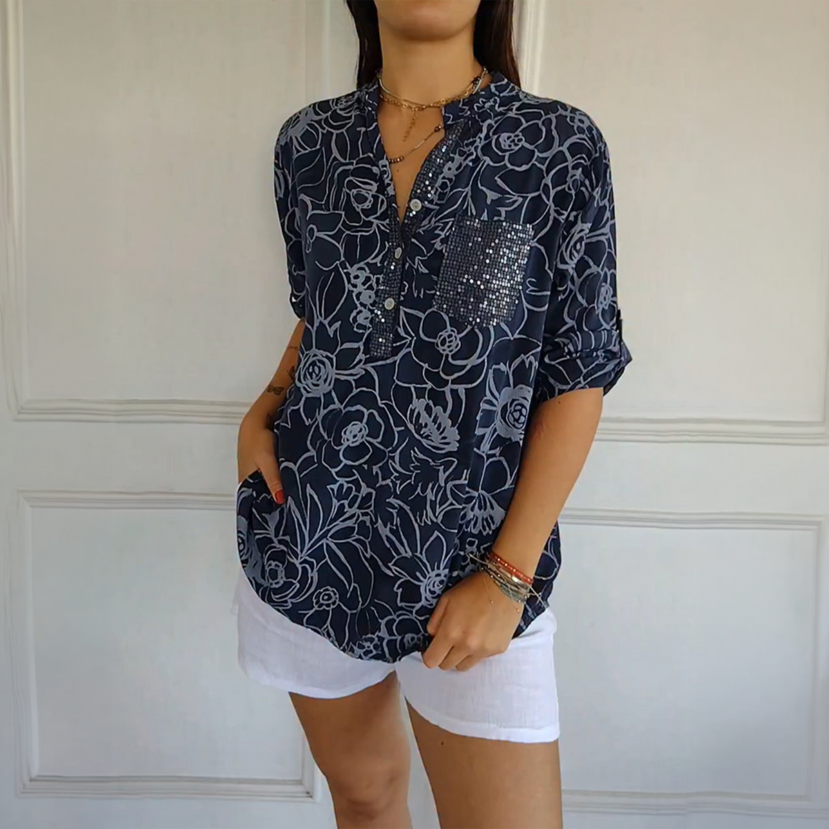 Chantal | Floral Print Blouse