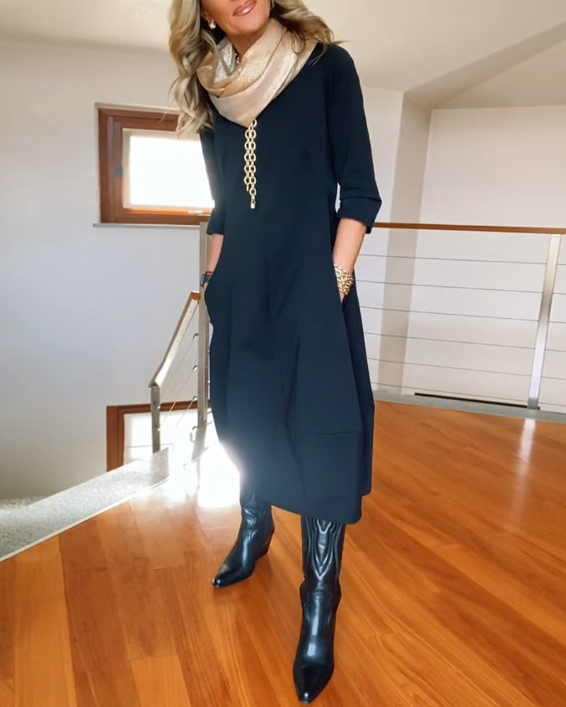 Anora | Long Sleeve Maxi Dress