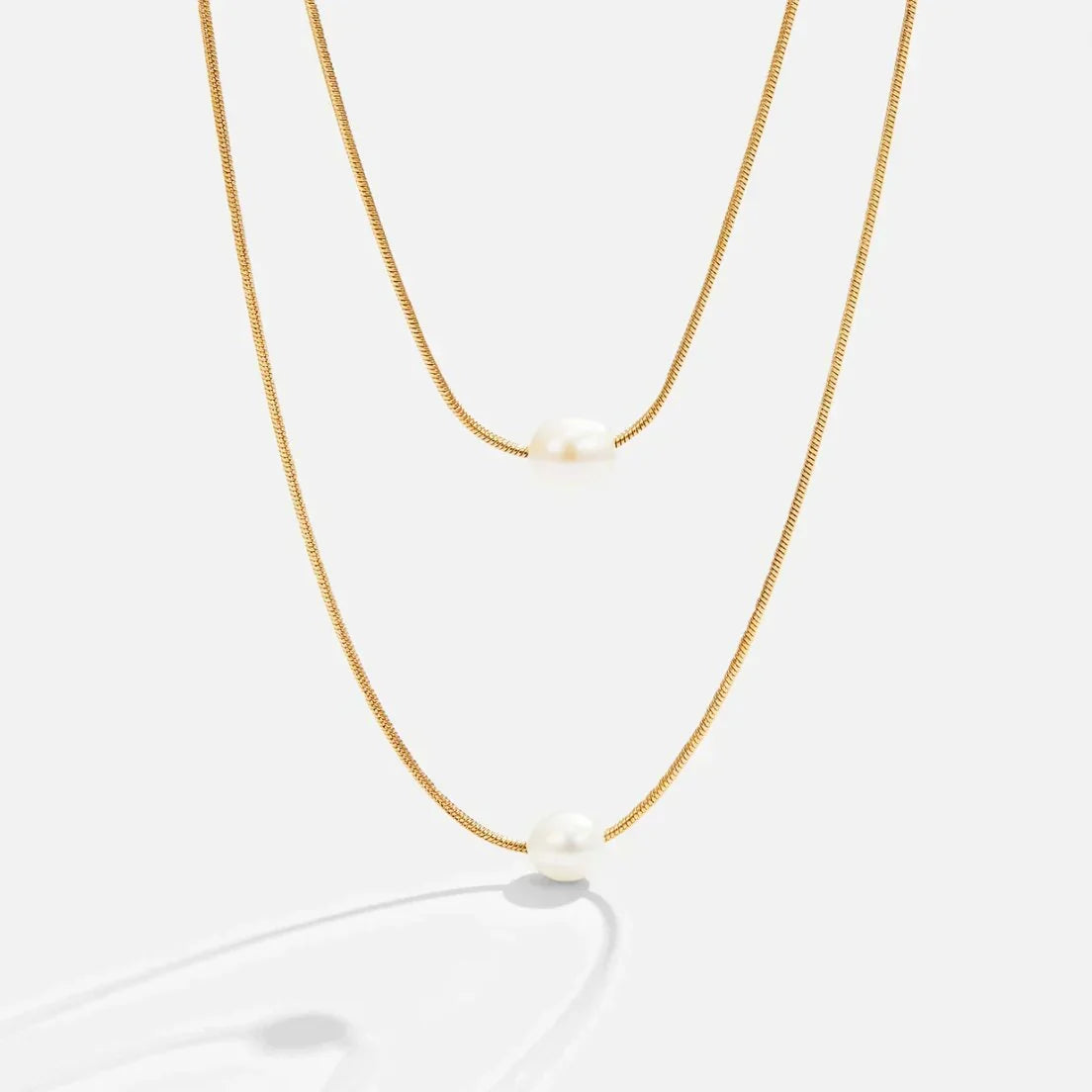 SERAPHINA | SOPHISTICATED LAYERED PEARL NECKLACE