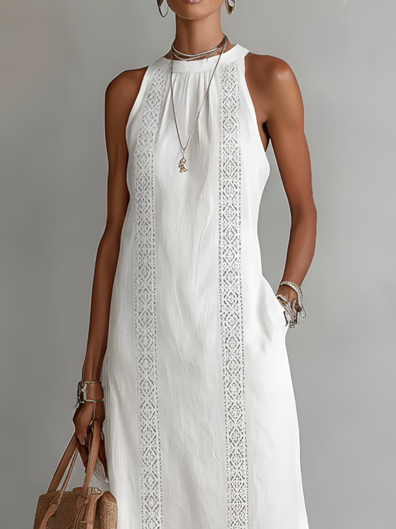 Alessandra | Embroidered Midi Dress