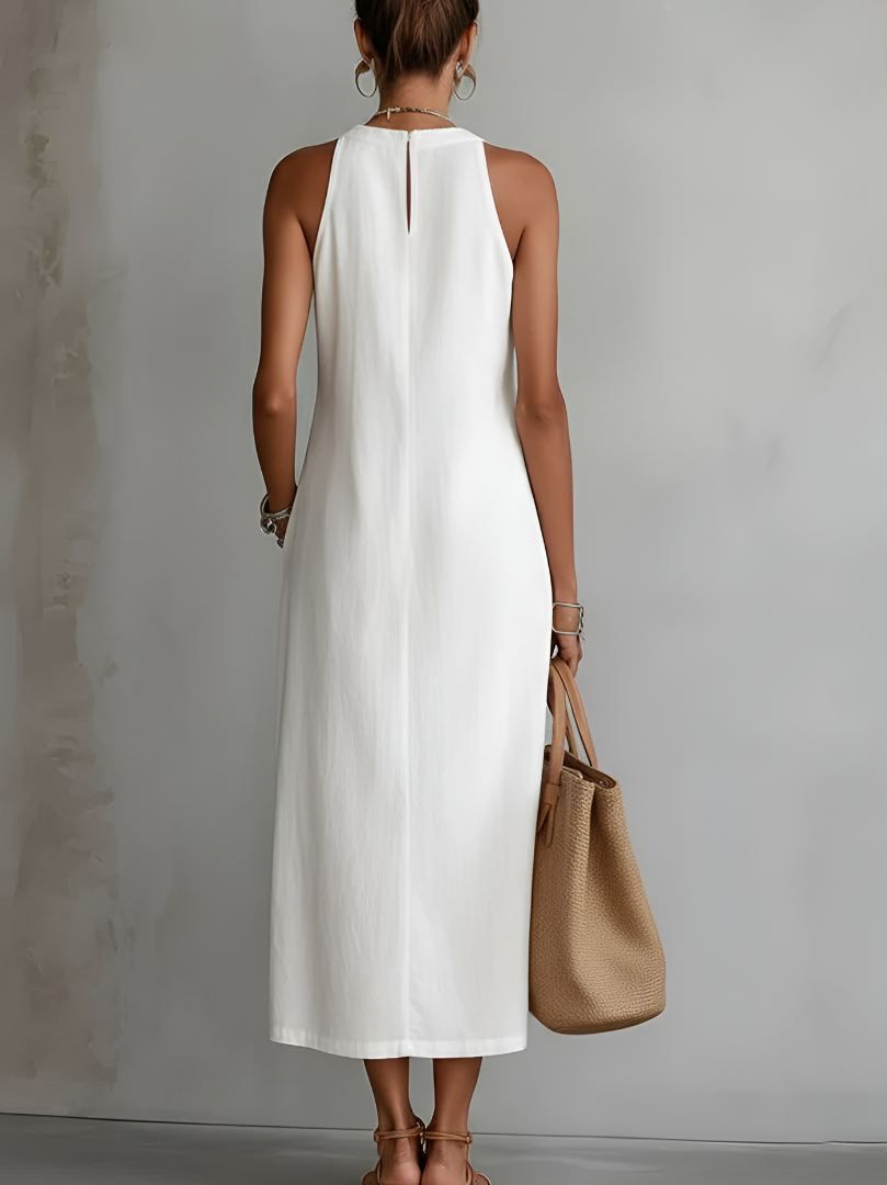 Alessandra | Embroidered Midi Dress