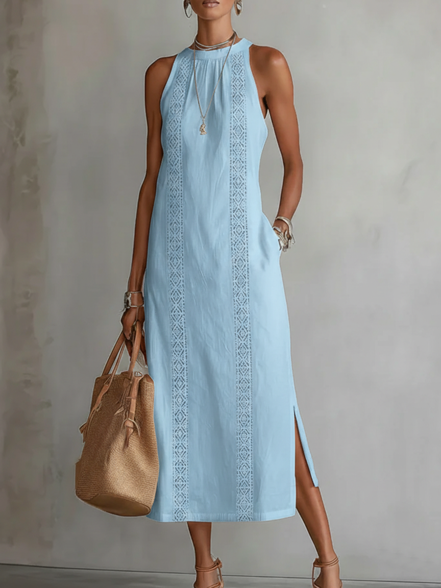 Alessandra | Embroidered Midi Dress