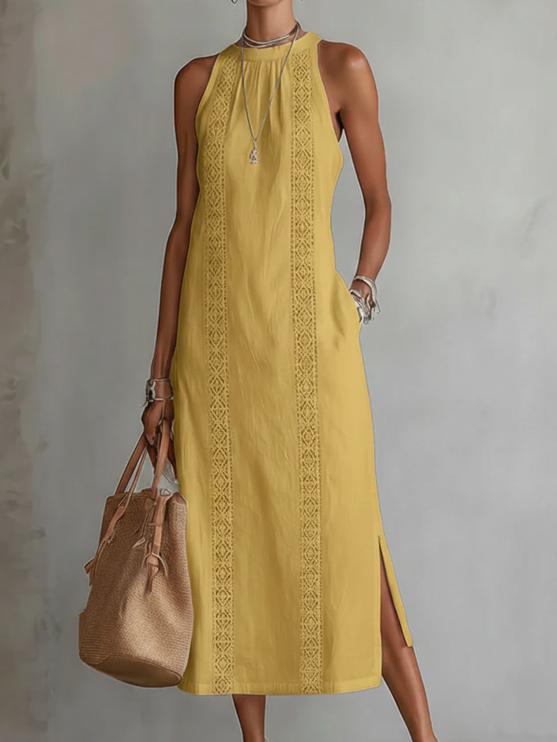 Alessandra | Embroidered Midi Dress