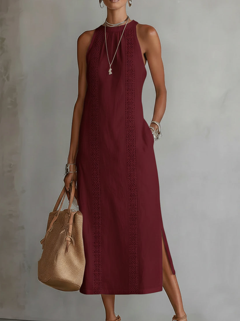 Alessandra | Embroidered Midi Dress