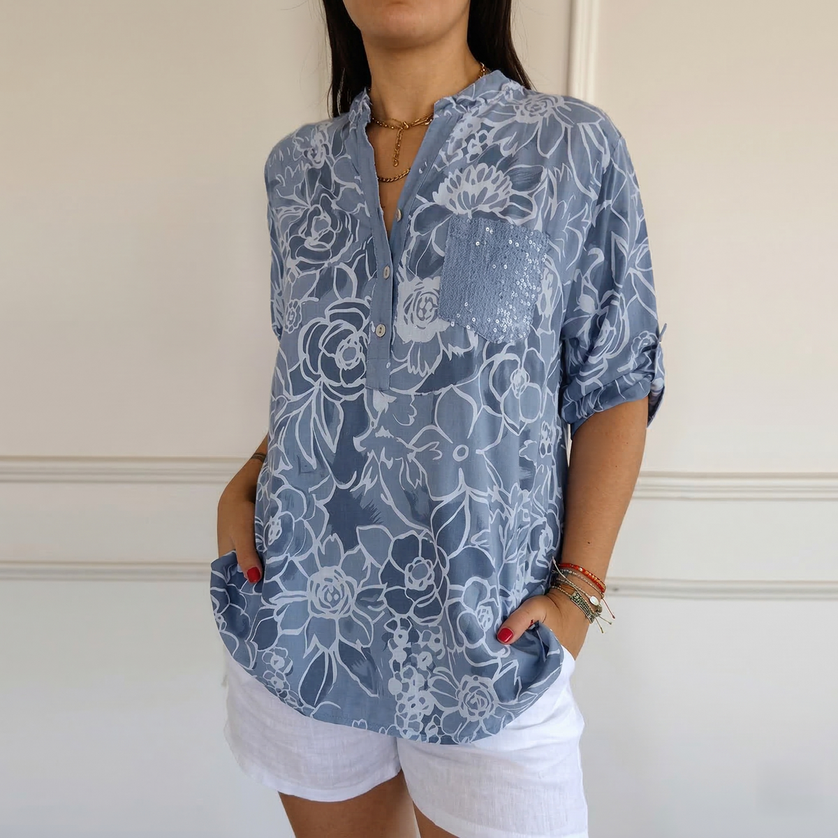 Chantal | Floral Print Blouse
