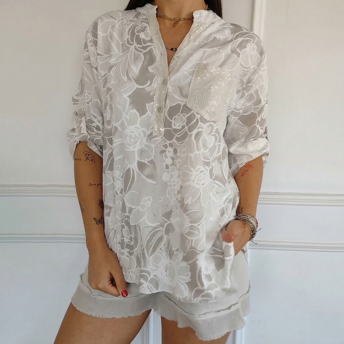Chantal | Floral Print Blouse